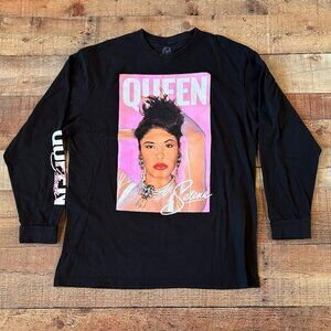 Selena Queen long sleeve tshirt with selena graphic print women's xl